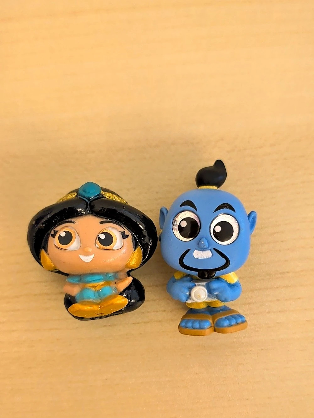 Disney Doorable Princess Jasmine and Genie Rare Let's Go Series